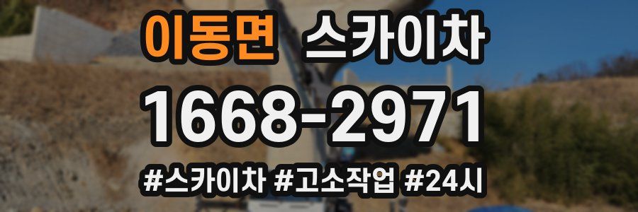 이동면 스카이차