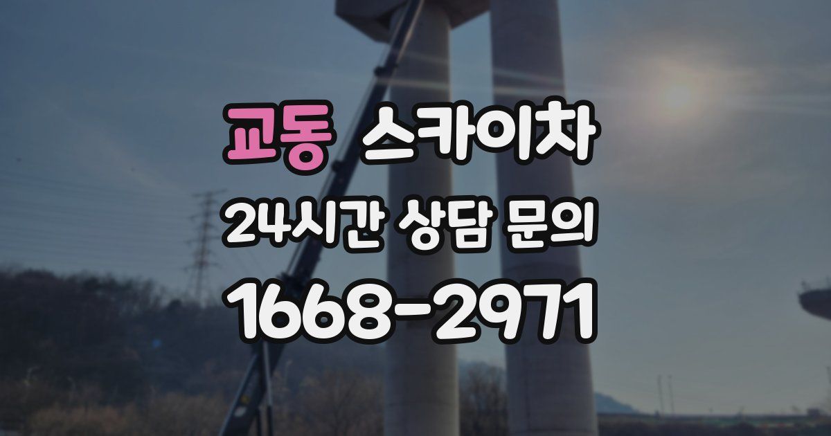 교동 스카이차