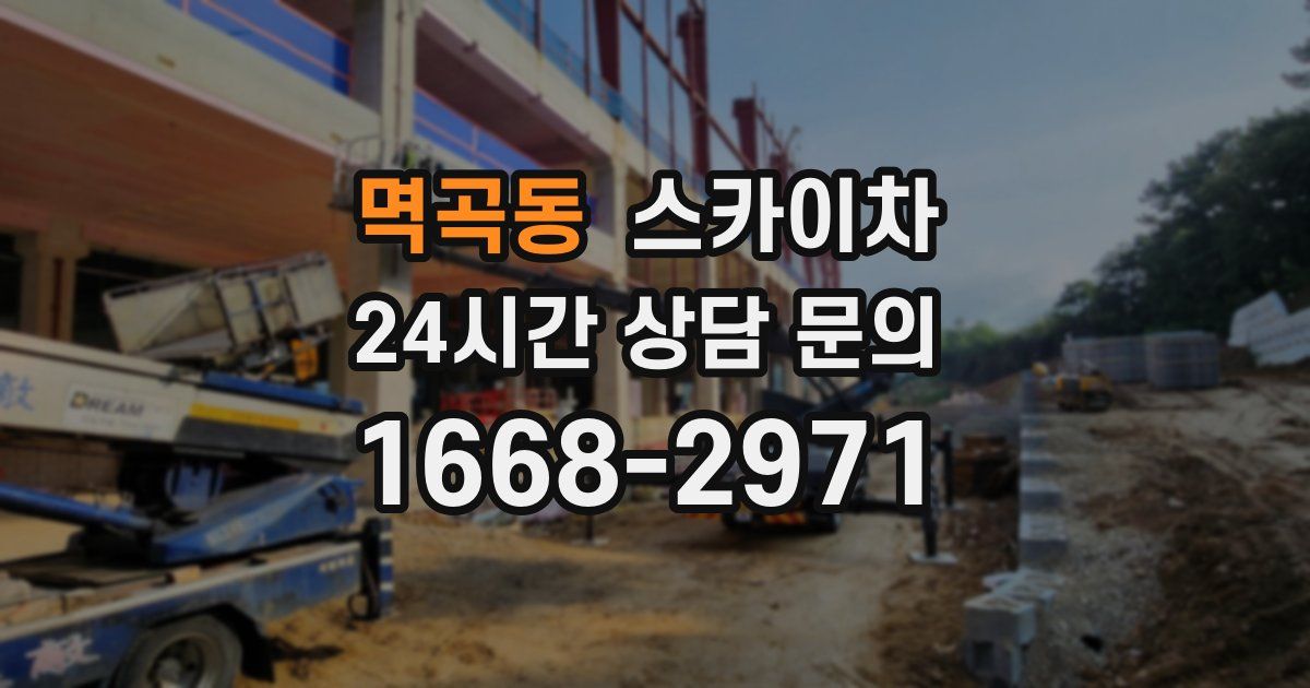 멱곡동 스카이차