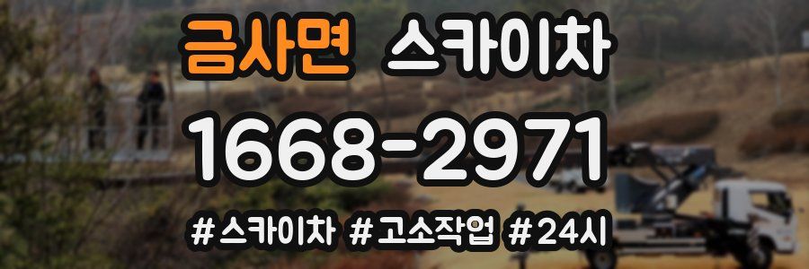 금사면 스카이차