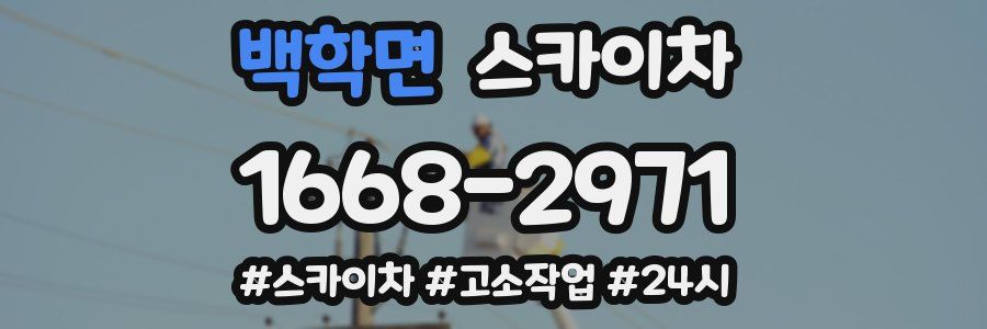 백학면 스카이차