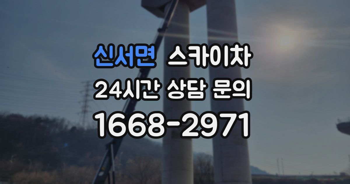 신서면 스카이차