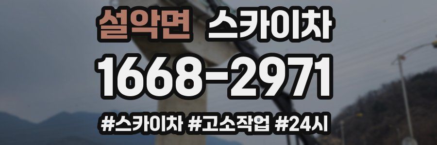 설악면 스카이차