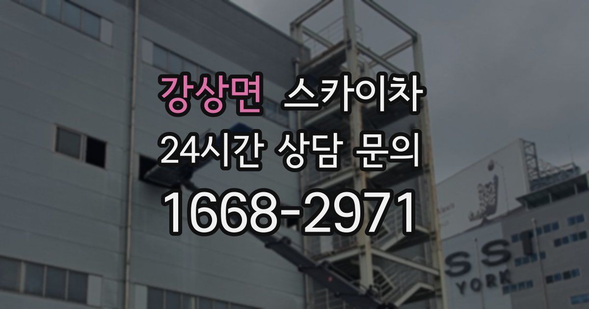 강상면 스카이차