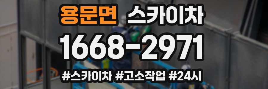 용문면 스카이차