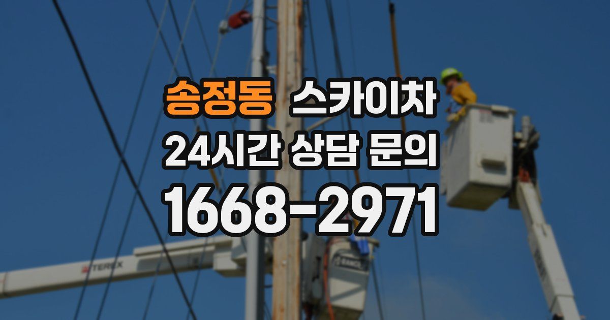 송정동 스카이차