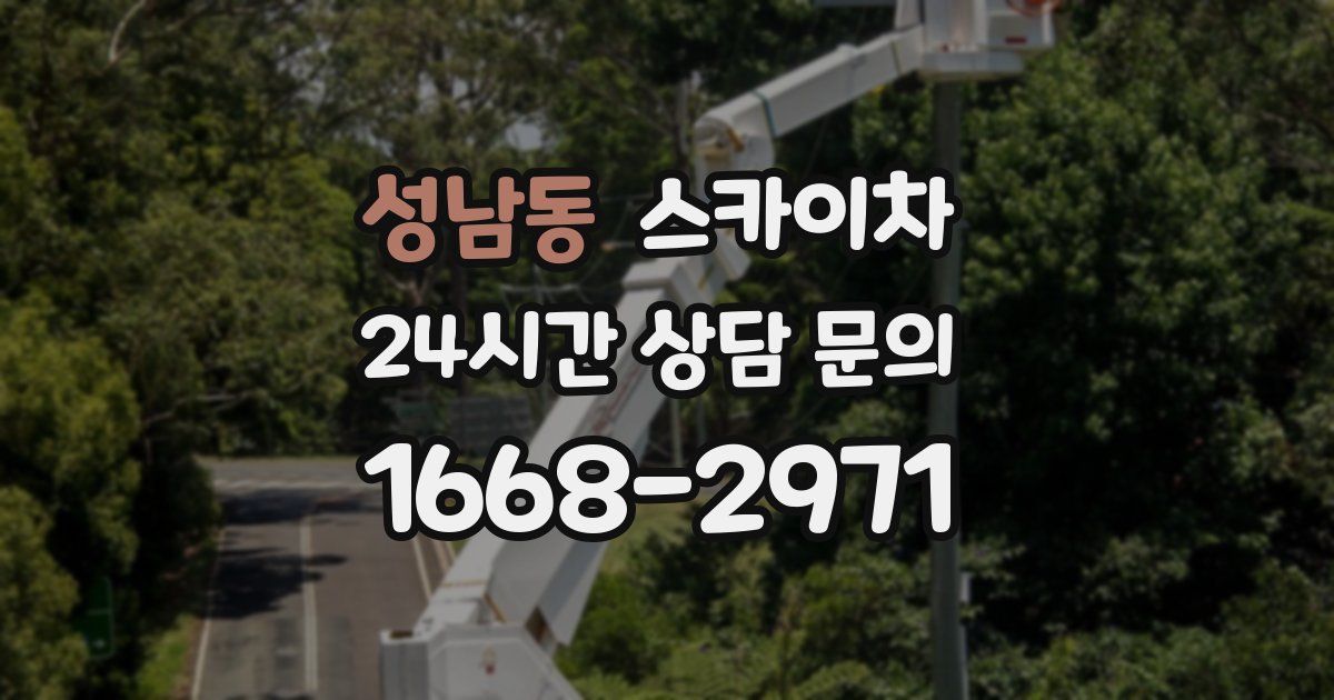 성남동 스카이차
