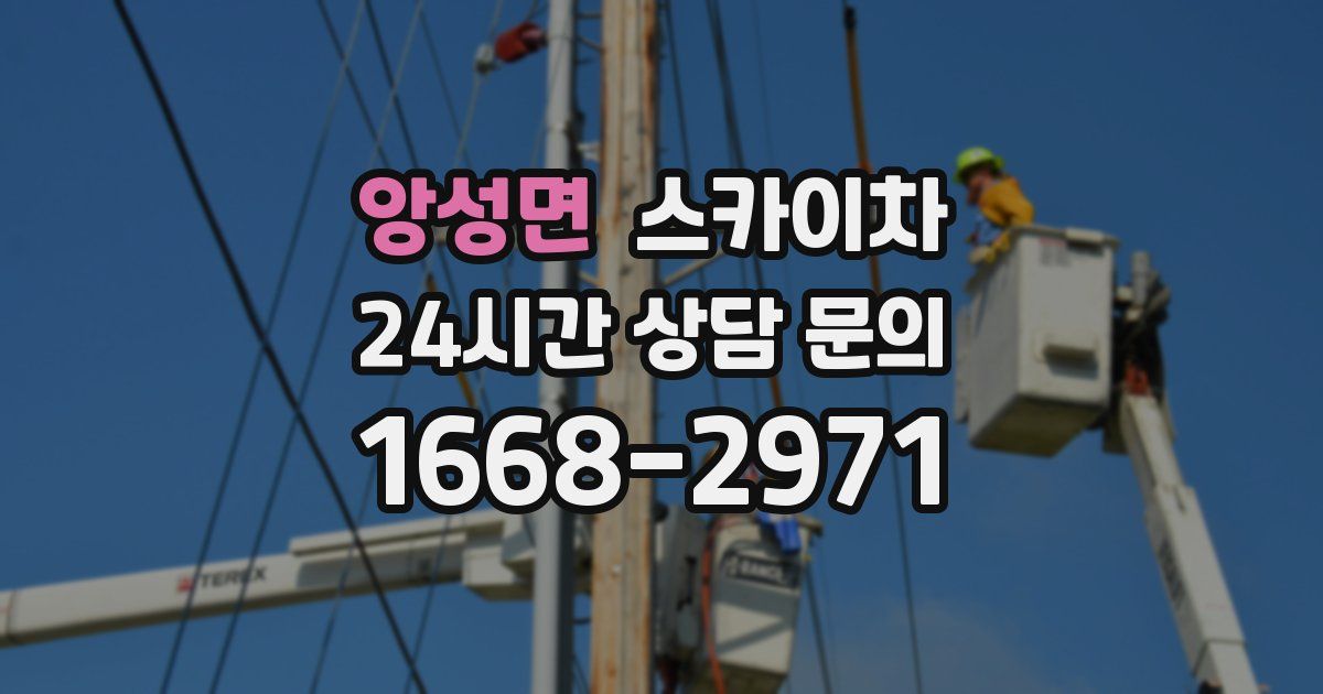 앙성면 스카이차