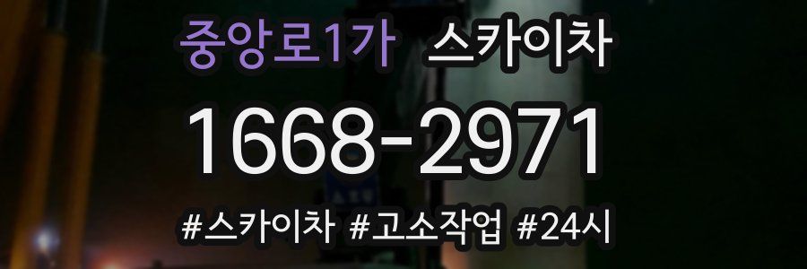 중앙로1가 스카이차