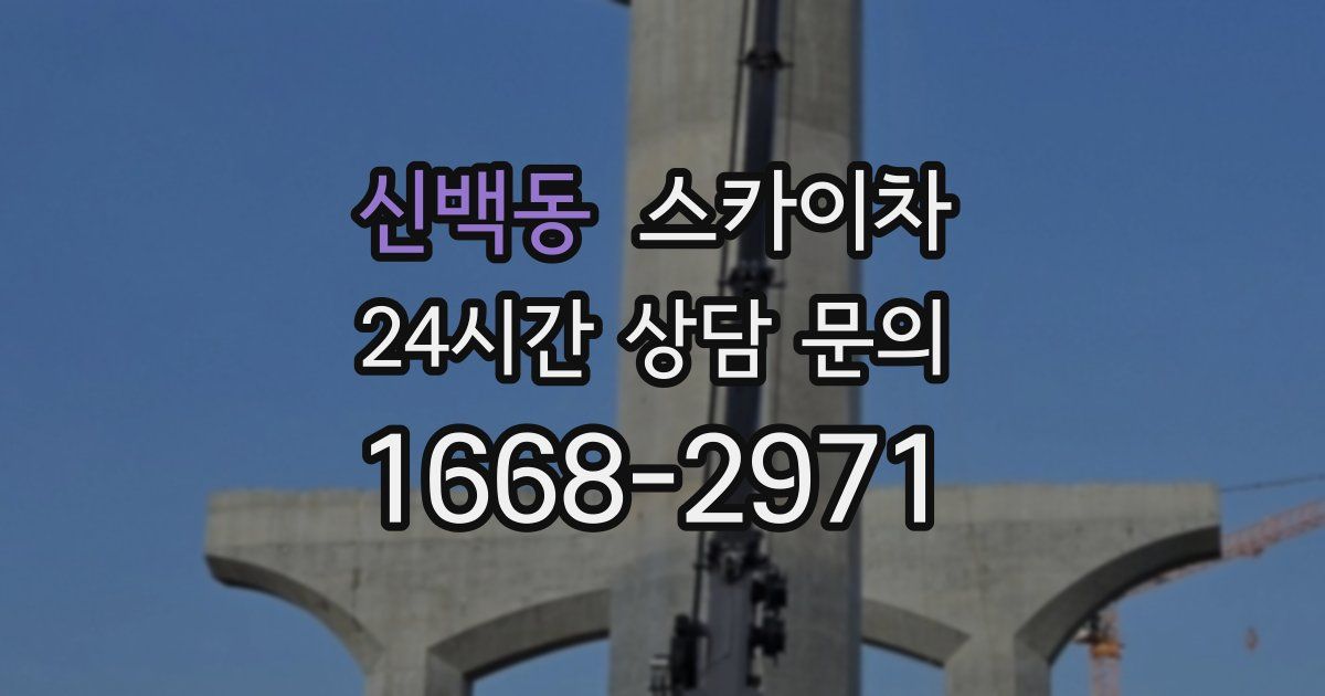 신백동 스카이차