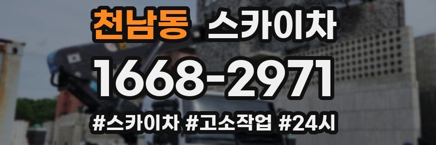 천남동 스카이차