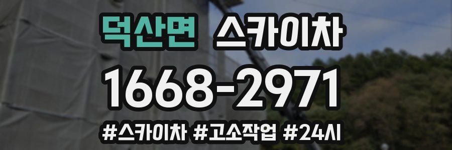 덕산면 스카이차