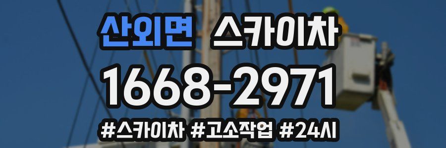 산외면 스카이차