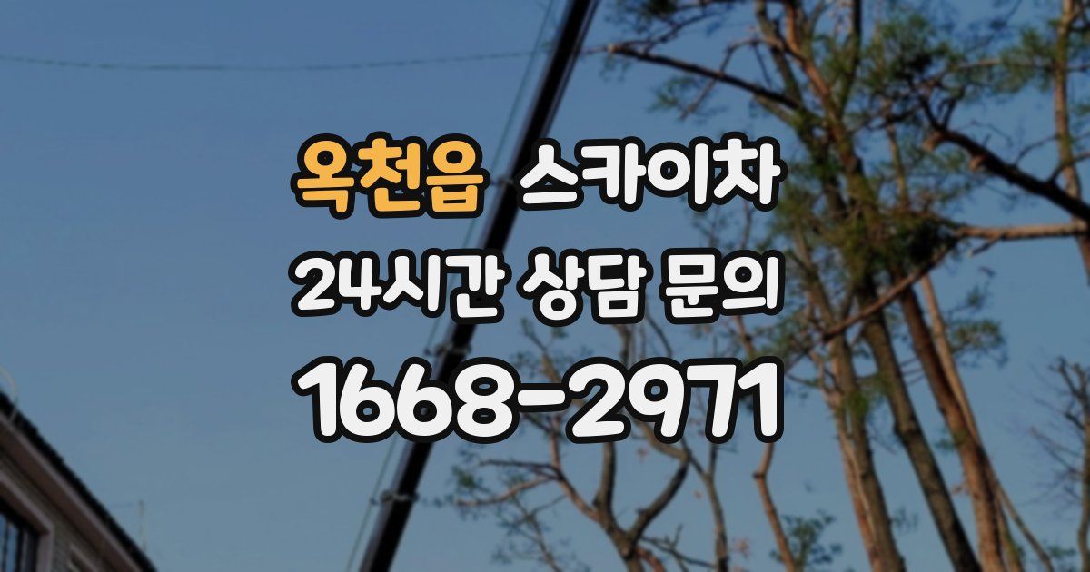 옥천읍 스카이차