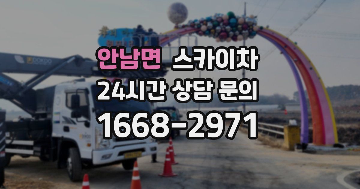 안남면 스카이차