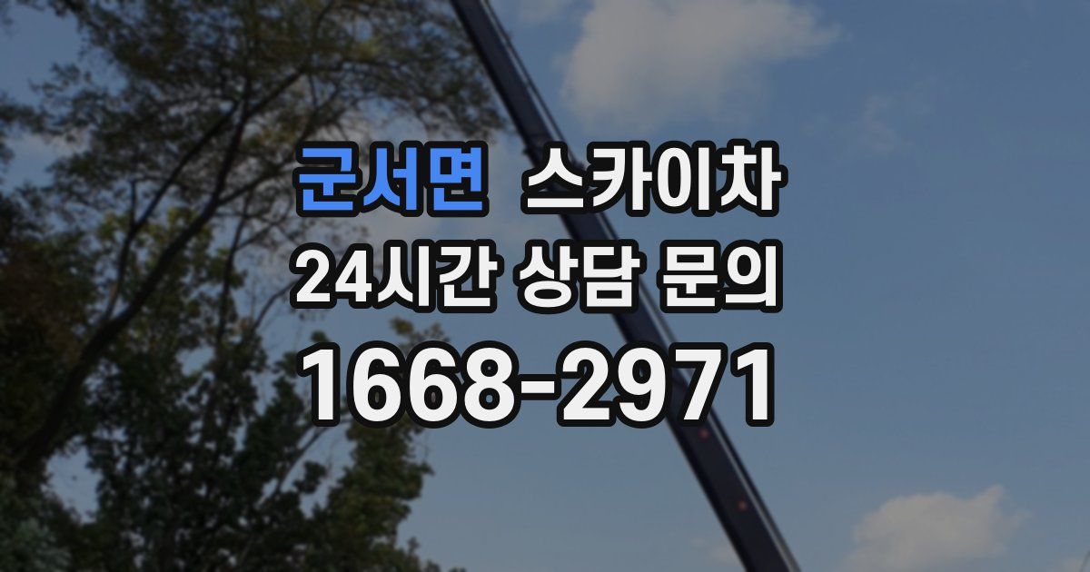 군서면 스카이차