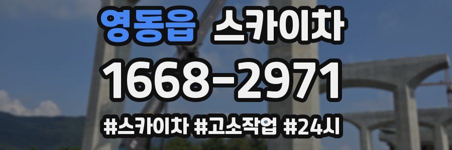 영동읍 스카이차