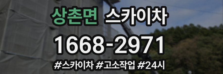 상촌면 스카이차