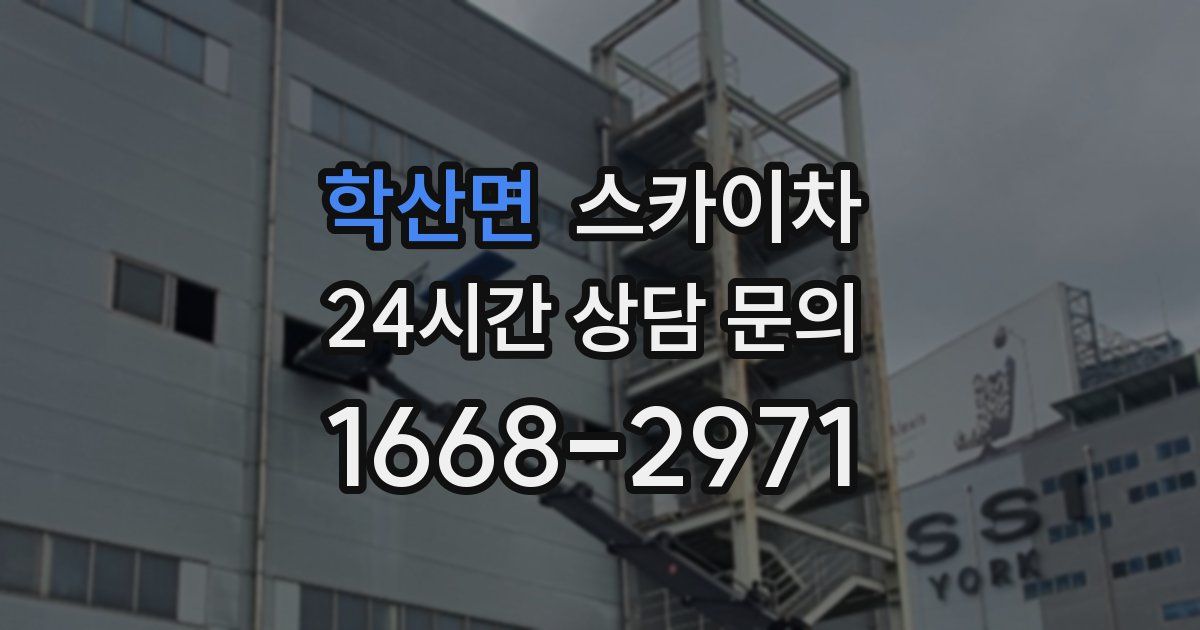 학산면 스카이차