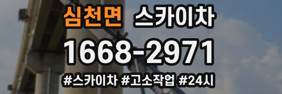 심천면 스카이차