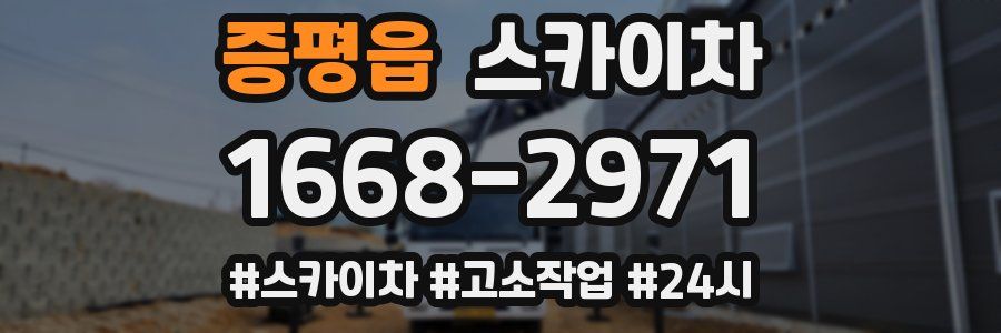 증평읍 스카이차