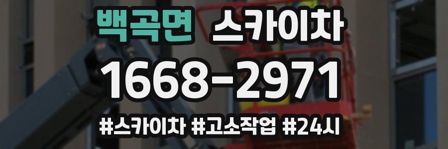 백곡면 스카이차