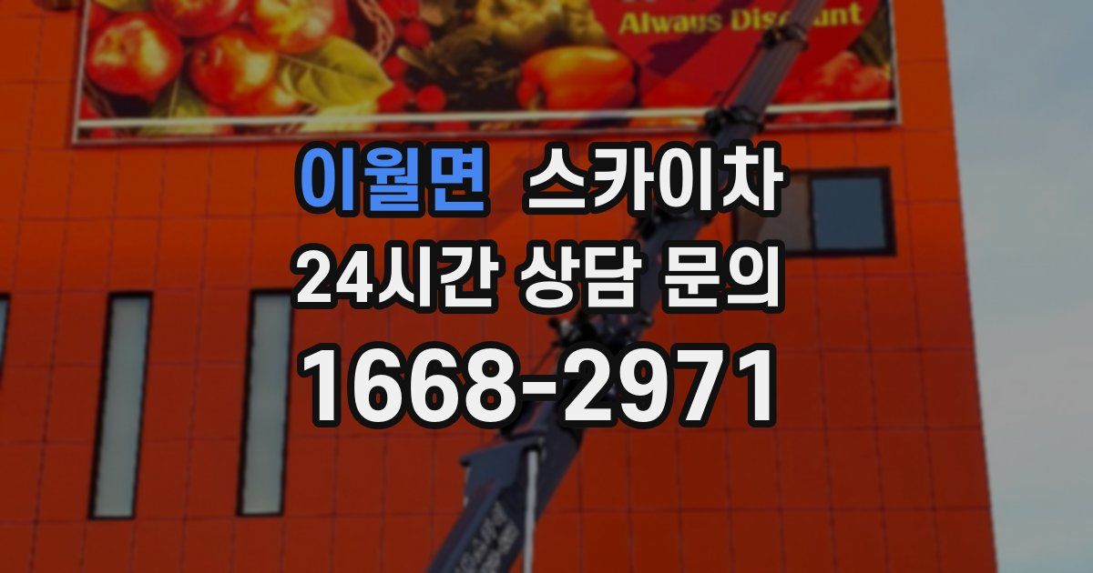 이월면 스카이차