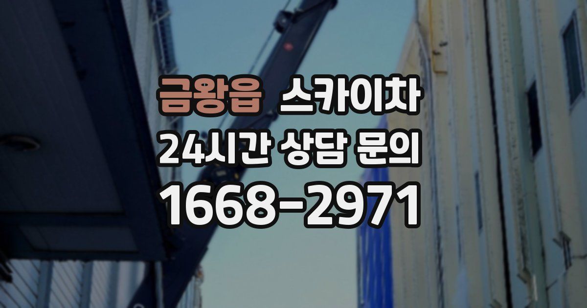 금왕읍 스카이차