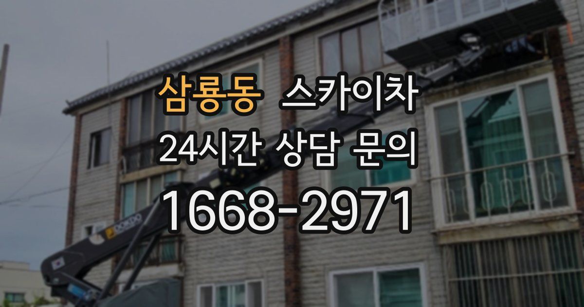 삼룡동 스카이차