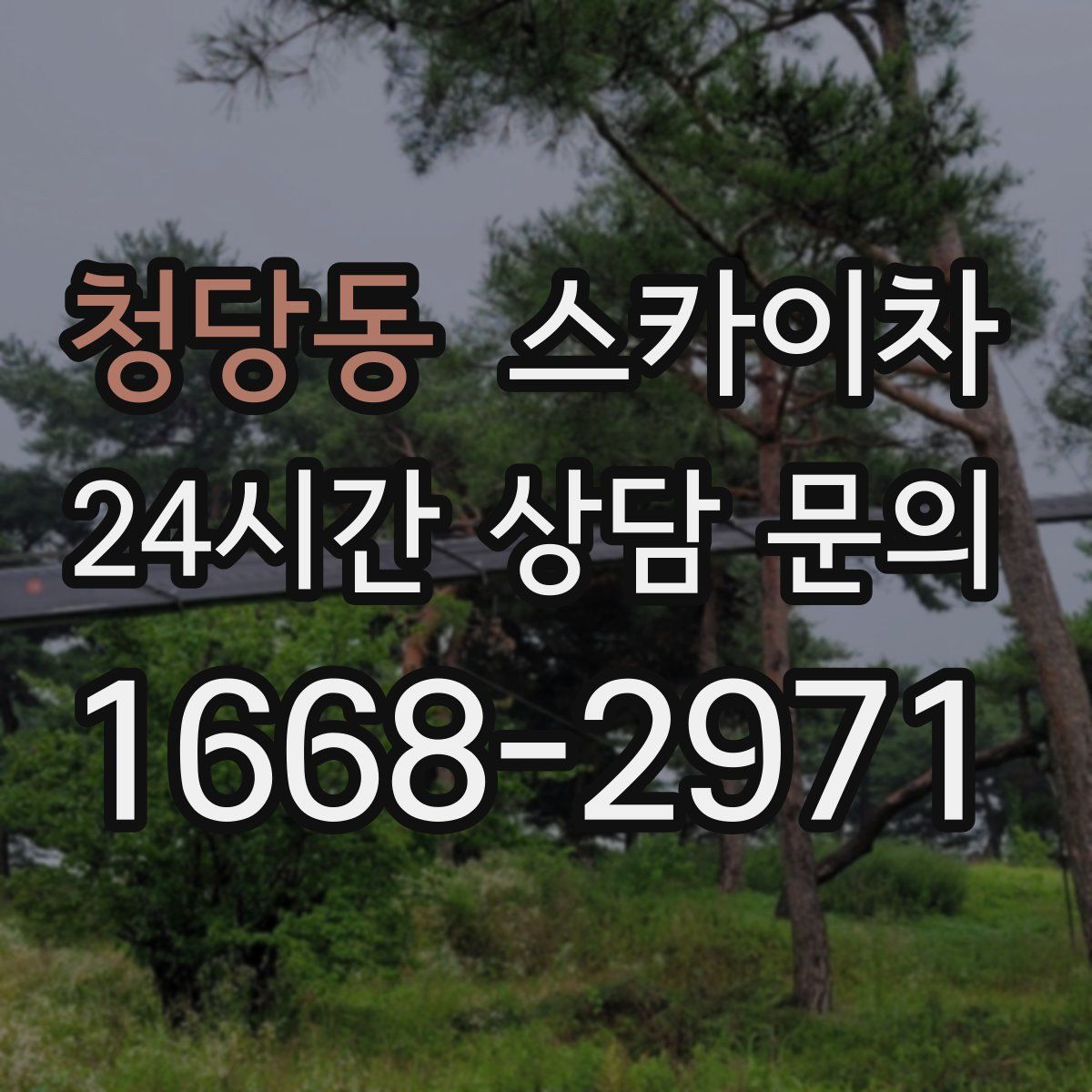 청당동 스카이차