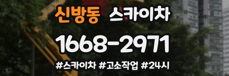 신방동 스카이차