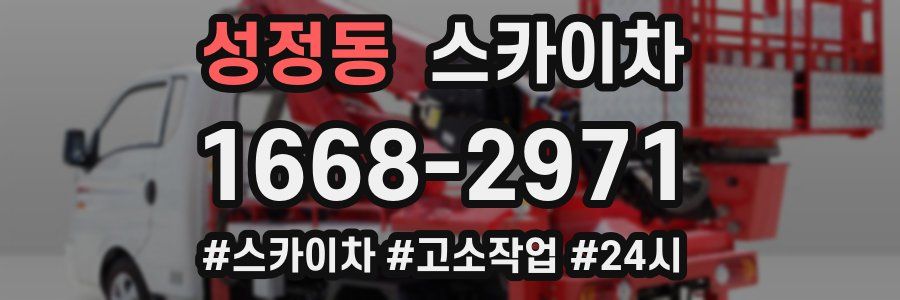 성정동 스카이차