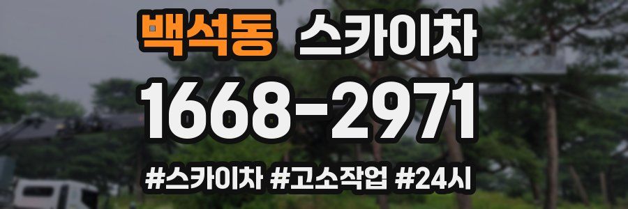 백석동 스카이차