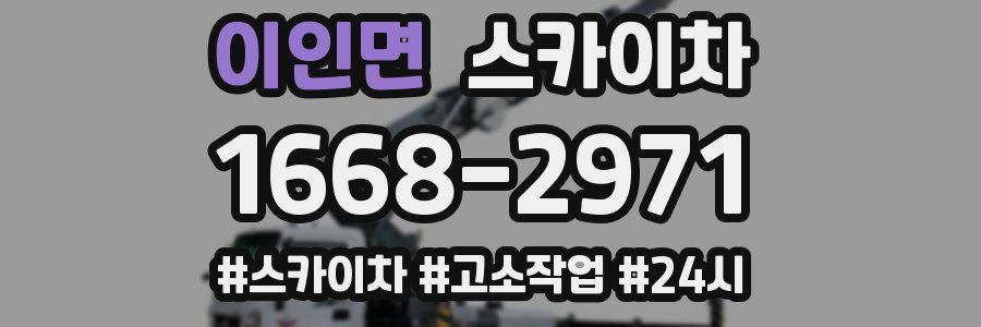 이인면 스카이차