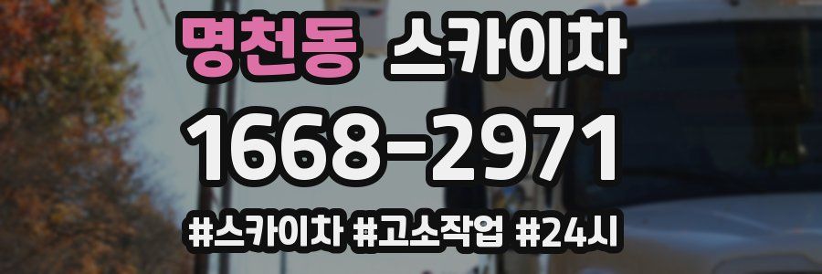 명천동 스카이차