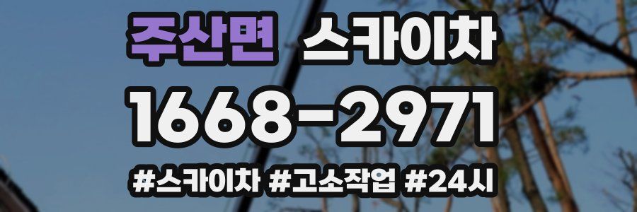 주산면 스카이차