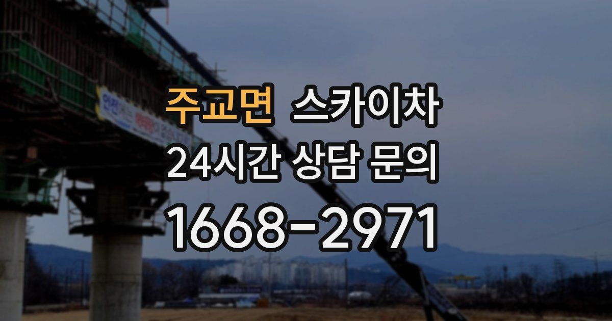 주교면 스카이차