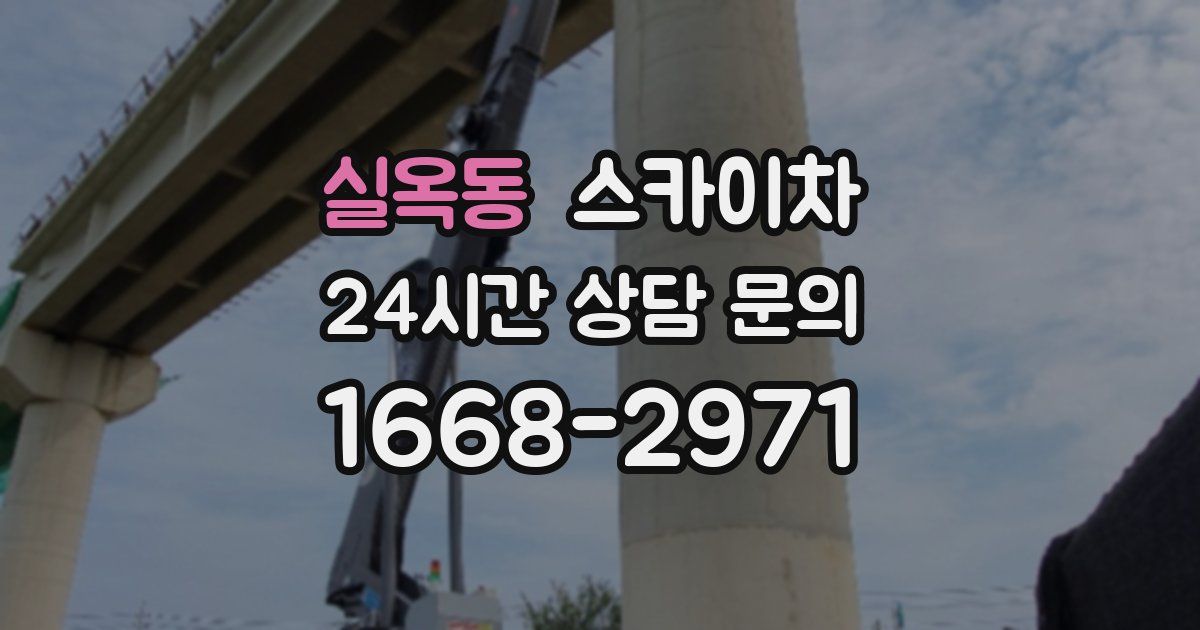 실옥동 스카이차