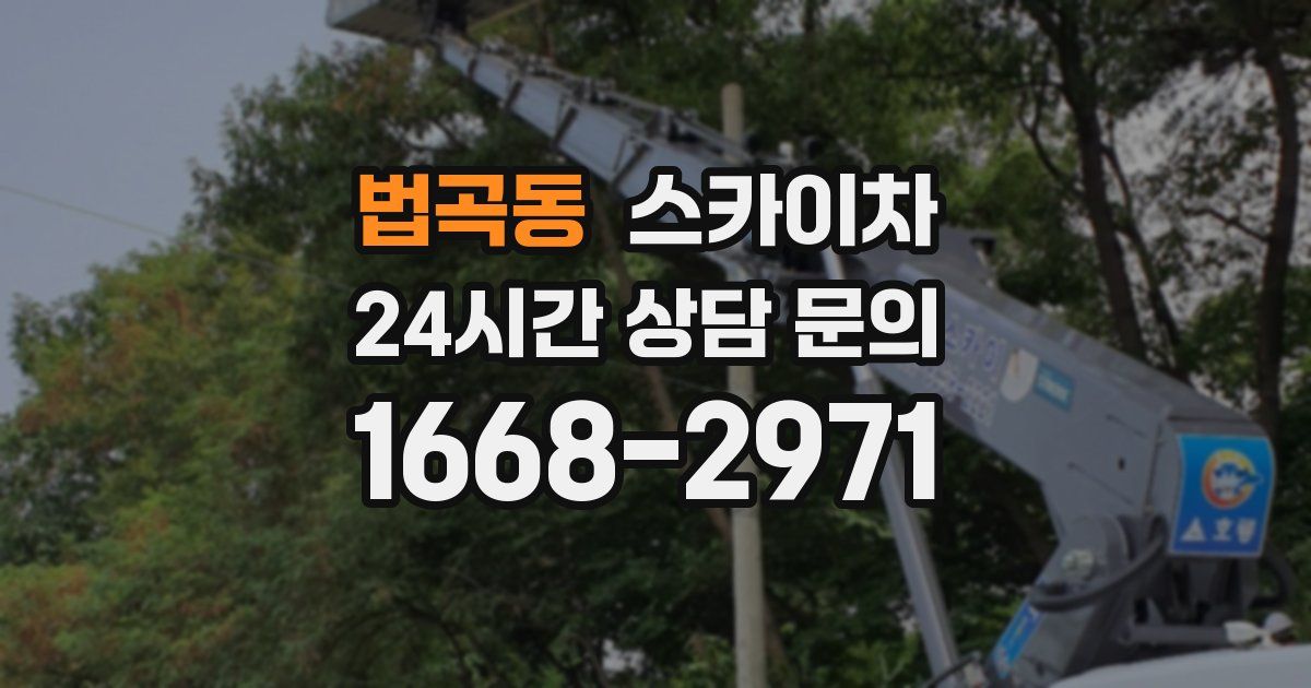 법곡동 스카이차