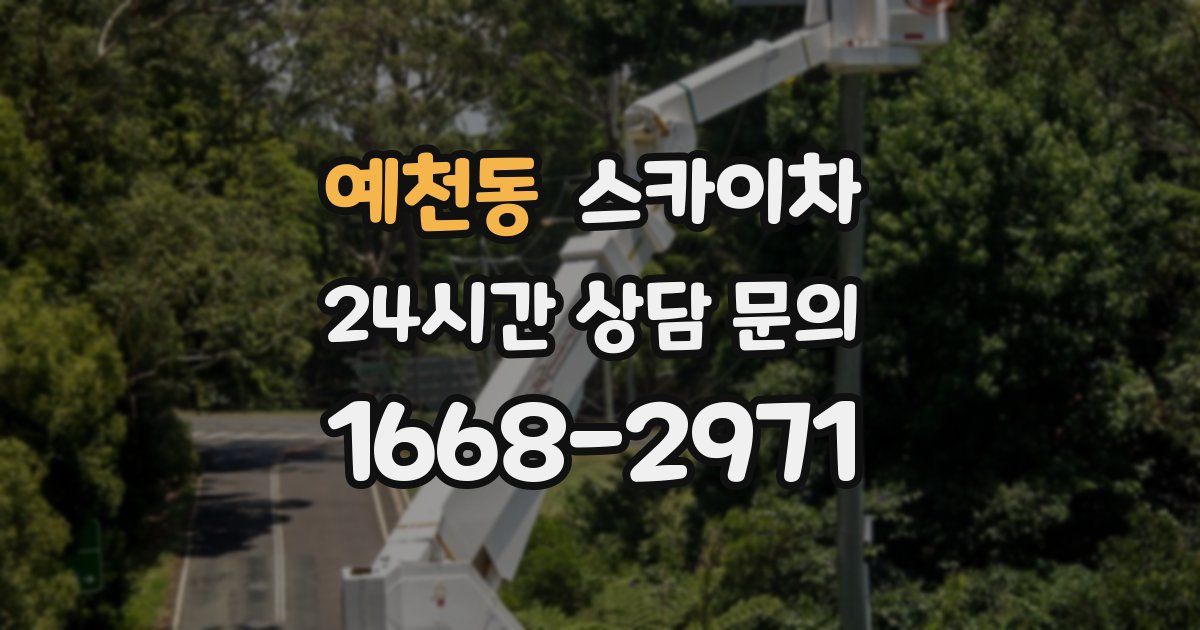 예천동 스카이차