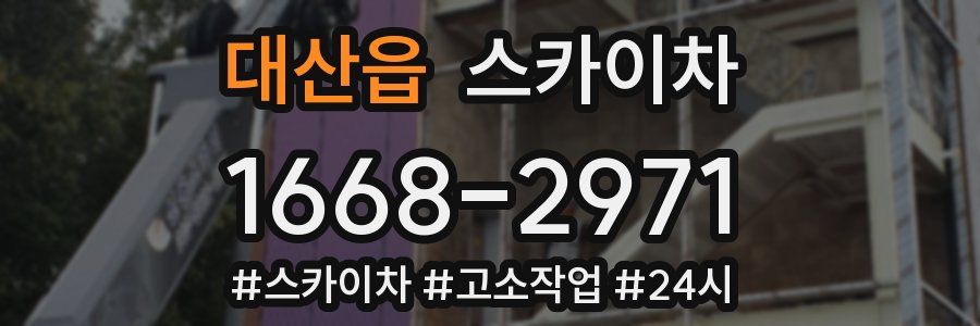 대산읍 스카이차