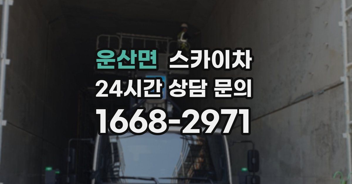 운산면 스카이차