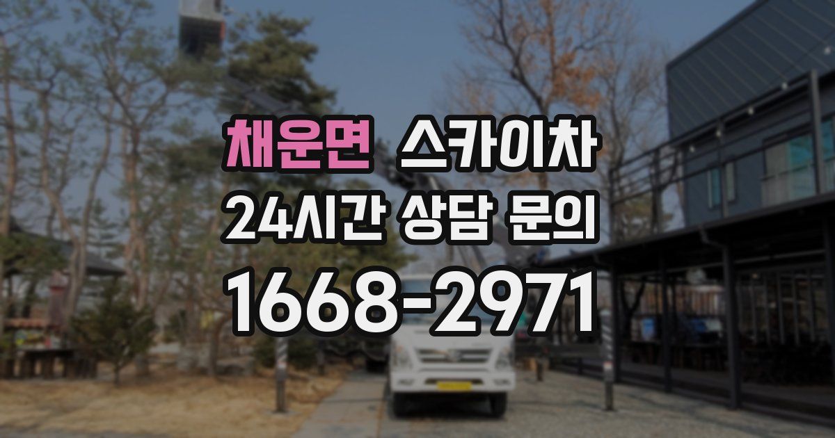 채운면 스카이차