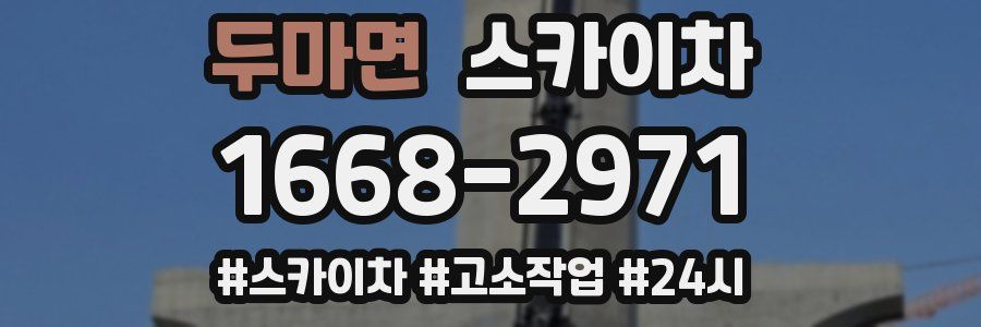 두마면 스카이차