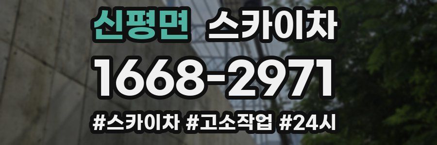 신평면 스카이차