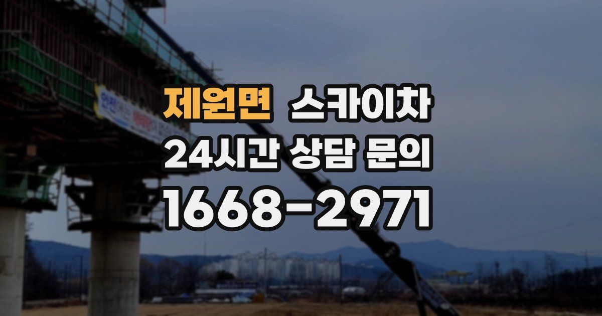 제원면 스카이차