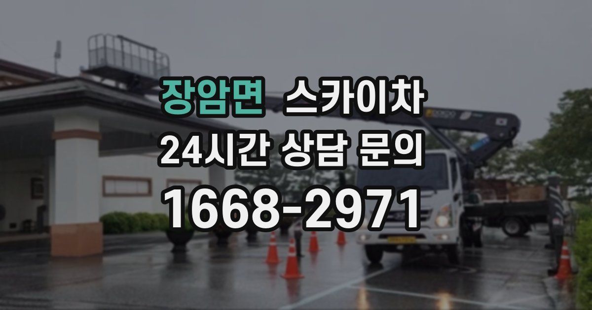 장암면 스카이차