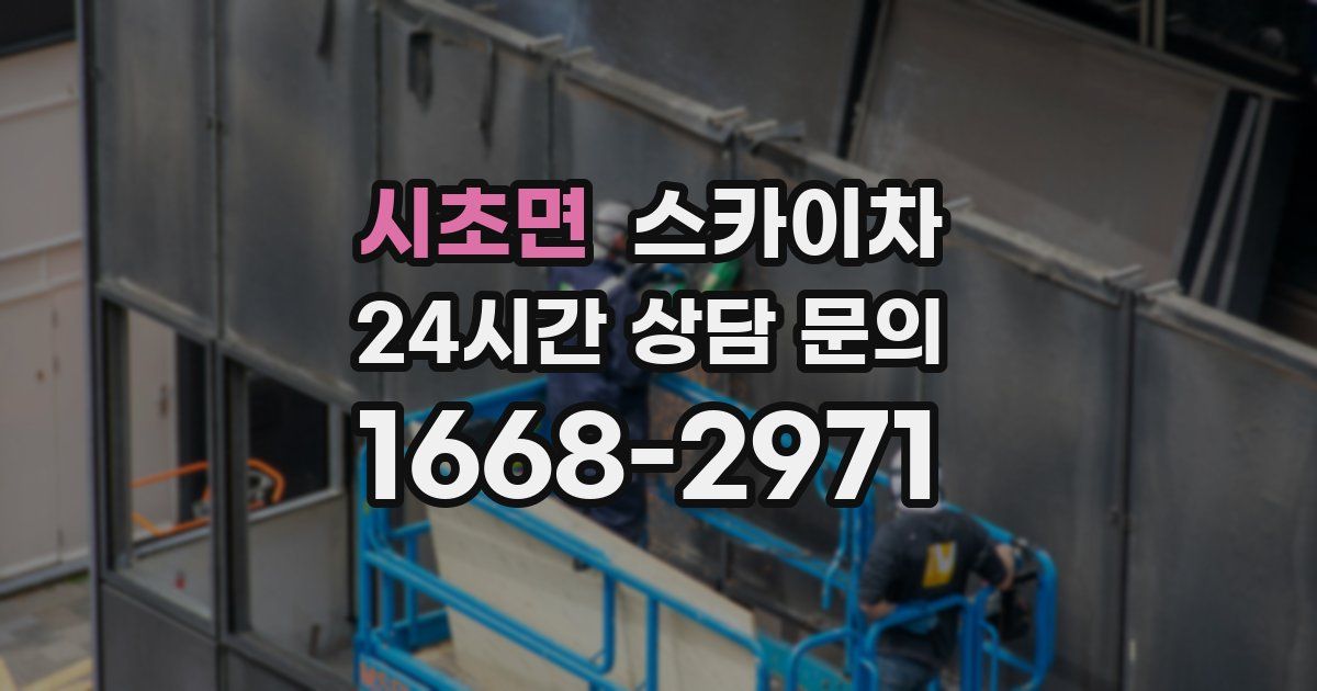 시초면 스카이차