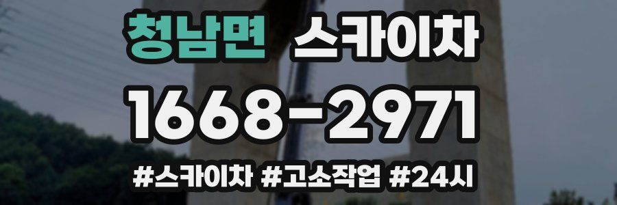 청남면 스카이차