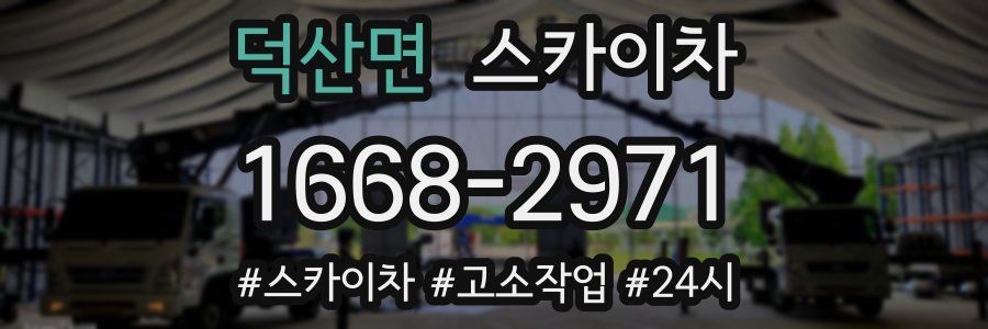 덕산면 스카이차